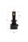 Led лампи Infolight S2 H7 60W (2 шт.)