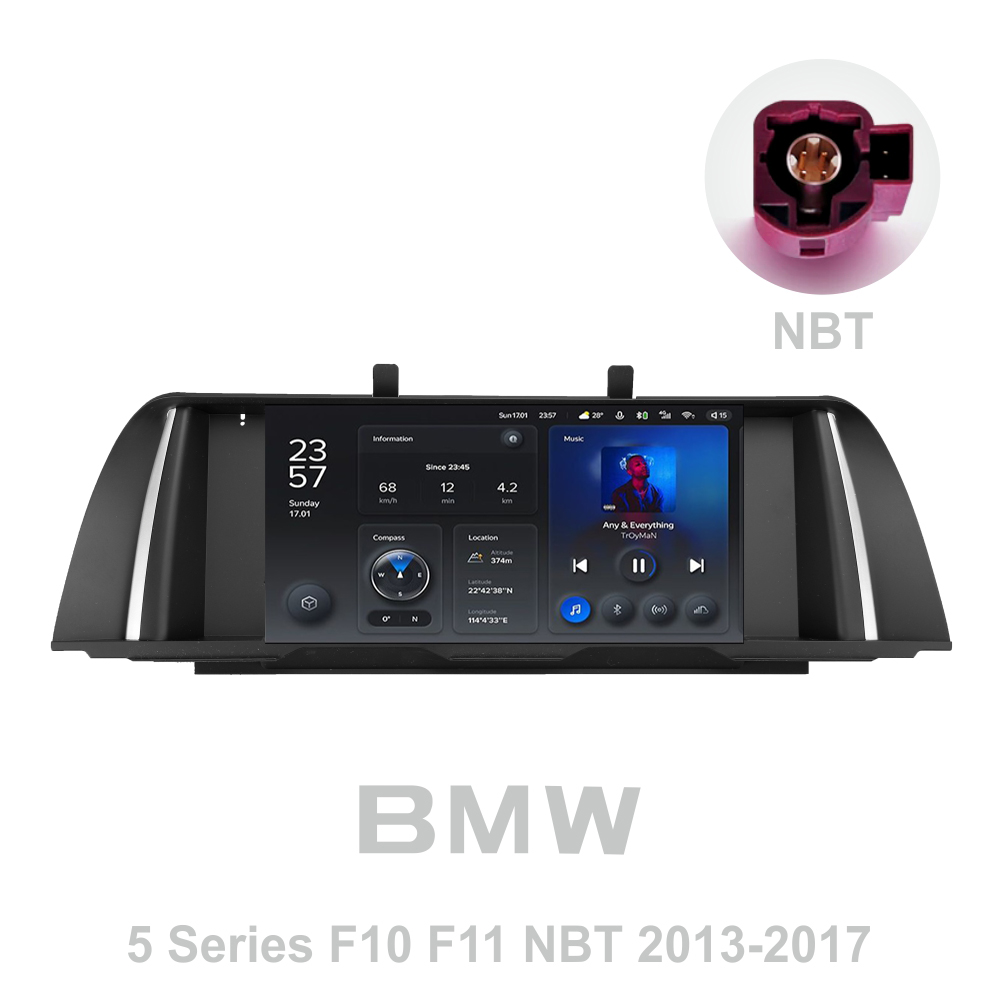 Штатна магнітола Teyes X1 2+32Gb BMW 5 Series F10 F11 NBT 2013-2017 9" (L3)