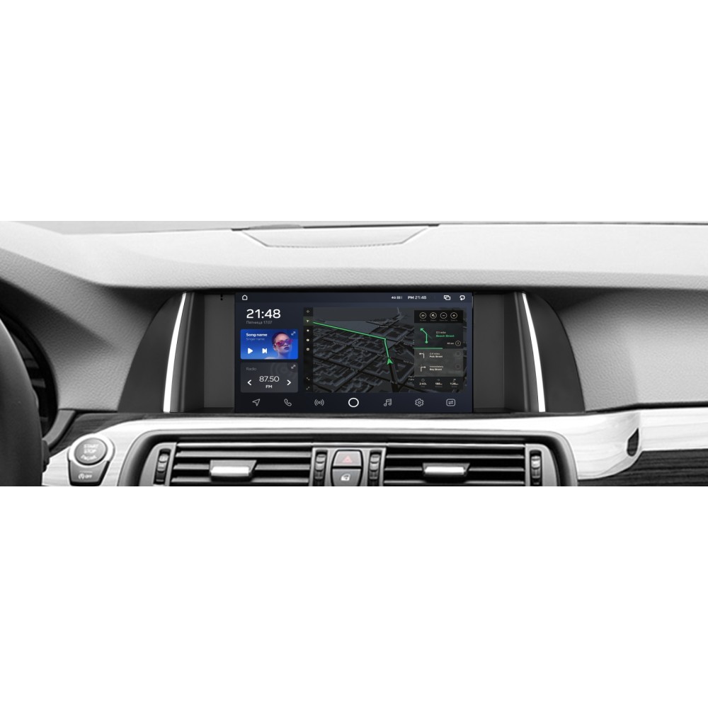 Штатна магнітола AMS T910 6+128 Gb BMW 5 Series F10 F11 NBT 2013-2017 9" (L3)