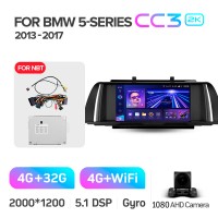 Штатная магнитола Teyes CC3 4+32 Gb BMW 5 Series F10 F11 NBT 2013-2017 9" 2k (L3)