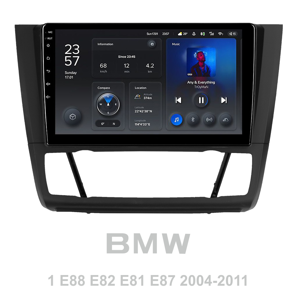 Штатна магнітола Teyes X1 2+32Gb BMW 1 E88 E82 E81 E87 2004-2011 (F2) 9" (L2)