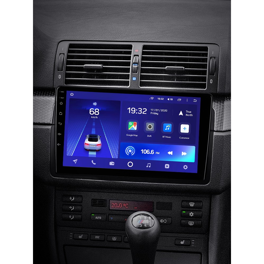 Штатна магнітола Teyes CC2 PLUS 3+32 Gb BMW 3-Series 3 Series E46(0 Din)1998-2006 9" 0din