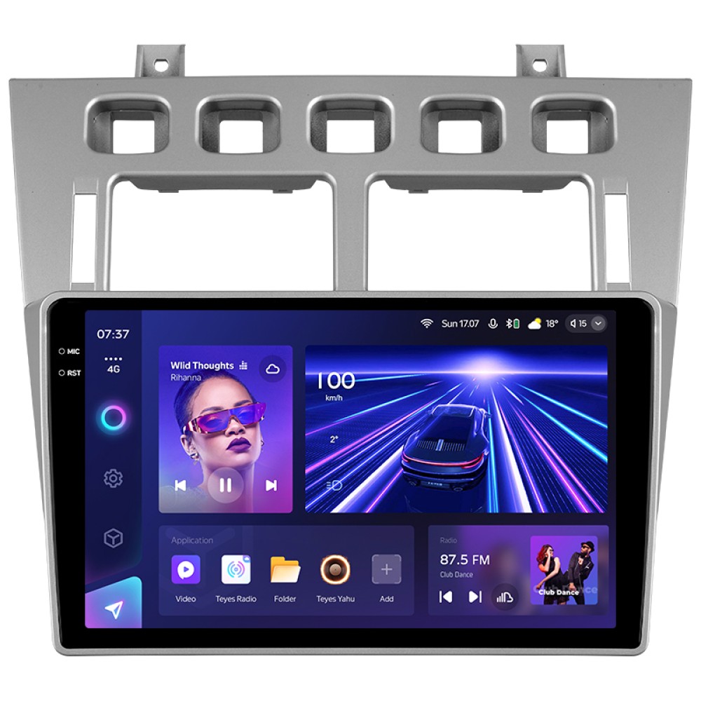 Штатна магнітола Teyes CC3 6+128 Gb з коловим оглядом 360° Chery A5 A21 2006-2010 Cowin 3 A21 2010-2011 Vortex Estina 2008-2012 9" 2k