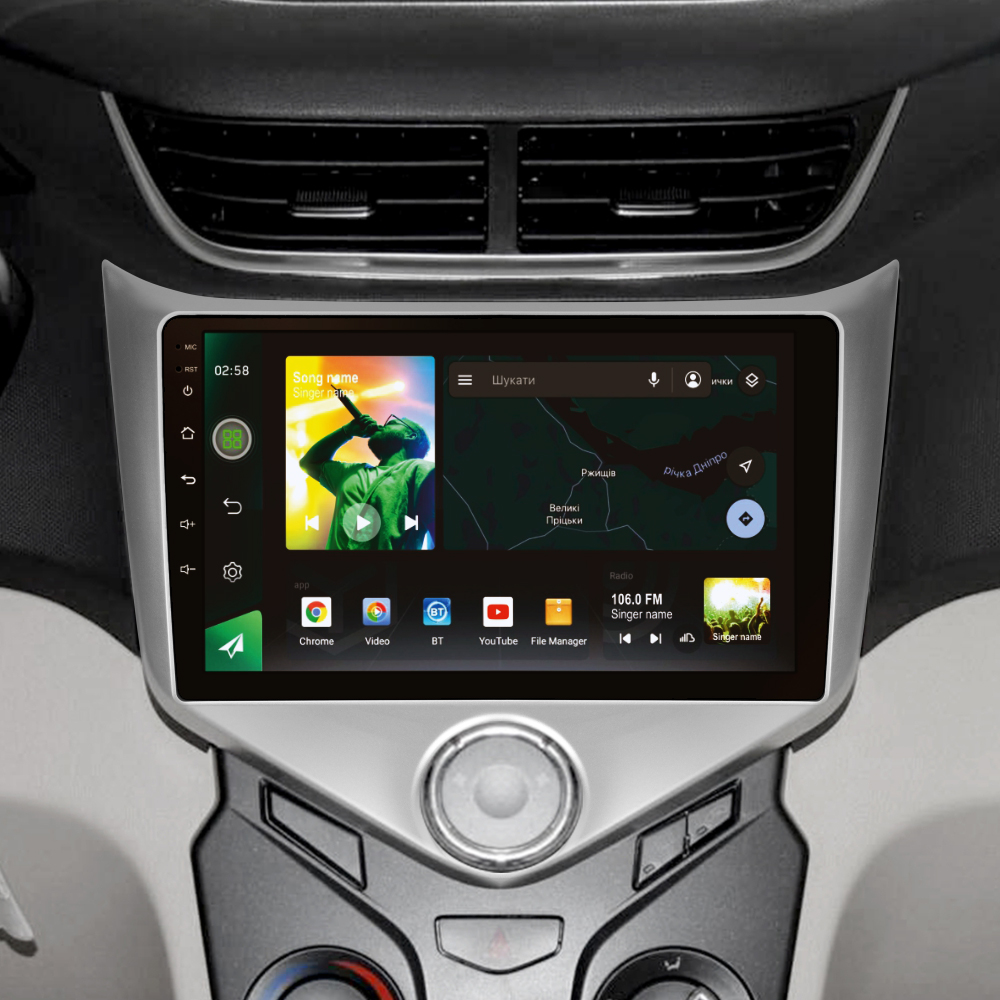 Автомобильная штатная магнитола SIGMA X9464 ANDROID 10 4+64 Gb 4G DSP Chery Fulwin 2 Very A13 2013 – 2016 9"