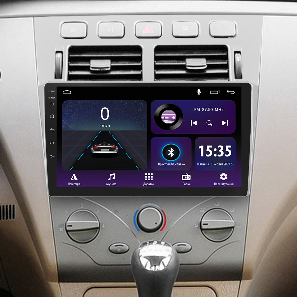 Автомобільна штатна магнітола SIGMA E9232 ANDROID 10 2+32 Gb Chery A5 A21 2006-2010 Cowin 3 A21 2010-2011 Vortex Estina 2008-2012 9" дюймів