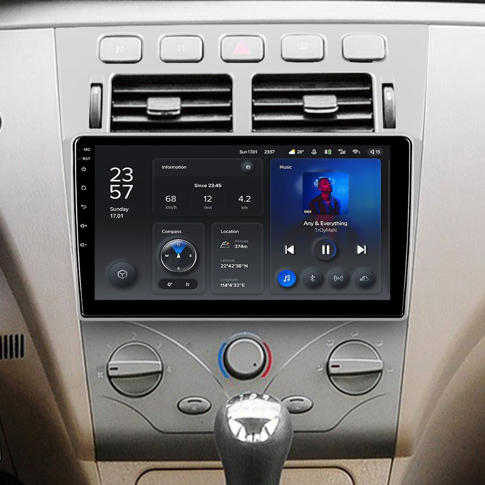 Штатна магнітола Teyes X1 2+32Gb Chery A5 A21 2006-2010 Cowin 3 A21 2010-2011 Vortex Estina 2008-2012 9"