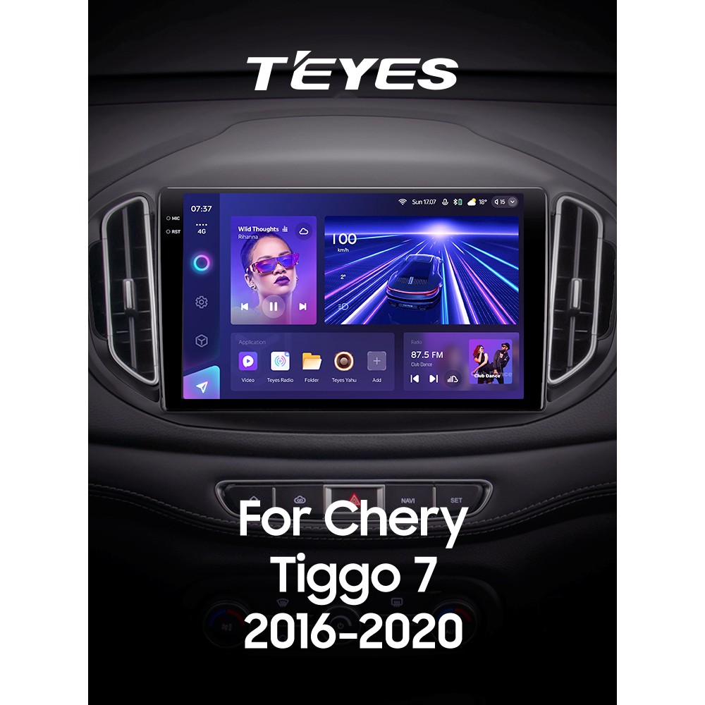 Штатная магнитола Teyes CC3 6+128 Gb Chery Tiggo 7 1 2016-2020 (F2) 10" 2k