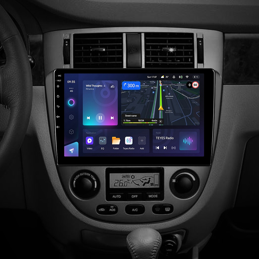 Автомобільна штатна магнітола Teyes CC3L 4+32 Gb Chevrolet Lacetti J200 For Buick Excelle Hrv 2004-2013 For Daewoo Gentra 2 2013-2015 (F2) 10"