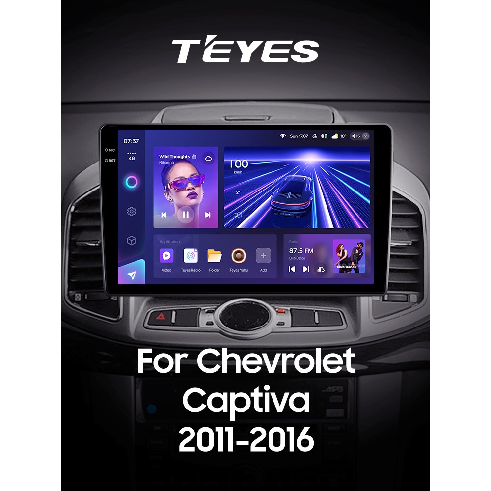 Штатна магнітола Teyes CC3 4+64 Gb Chevrolet Captiva 1 2011-2016 10" 2k (L1)