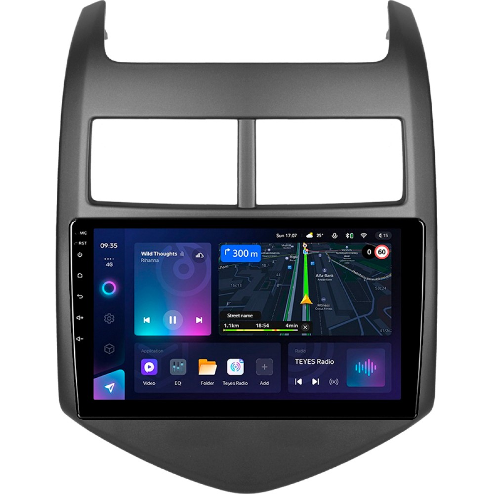 Автомобільна штатна магнітола Teyes CC3L 4+32 Gb Chevrolet Aveo 2 2011-2015 9"