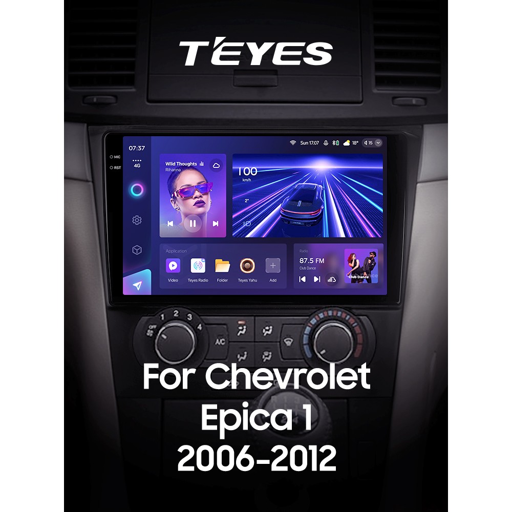 Штатна магнітола Teyes CC3 3+32 Gb Chevrolet Epica 1 2006 - 2012 9" 2k