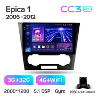 Штатная магнитола Teyes CC3 3+32 Gb Chevrolet Epica 1 2006 - 2012 9" 2k