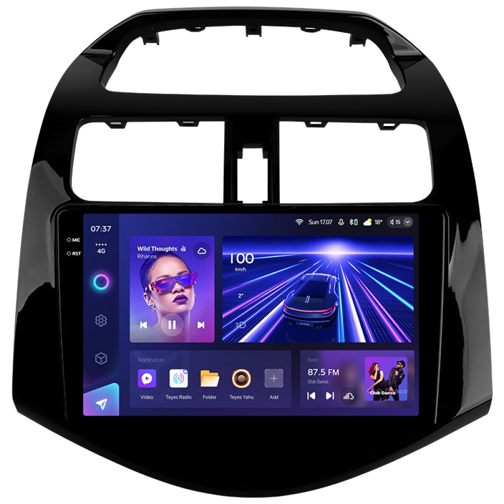 Штатна магнітола Teyes CC3 4+64 Gb Chevrolet Spark M300 2009 - 2016 (F1) 9" 2k