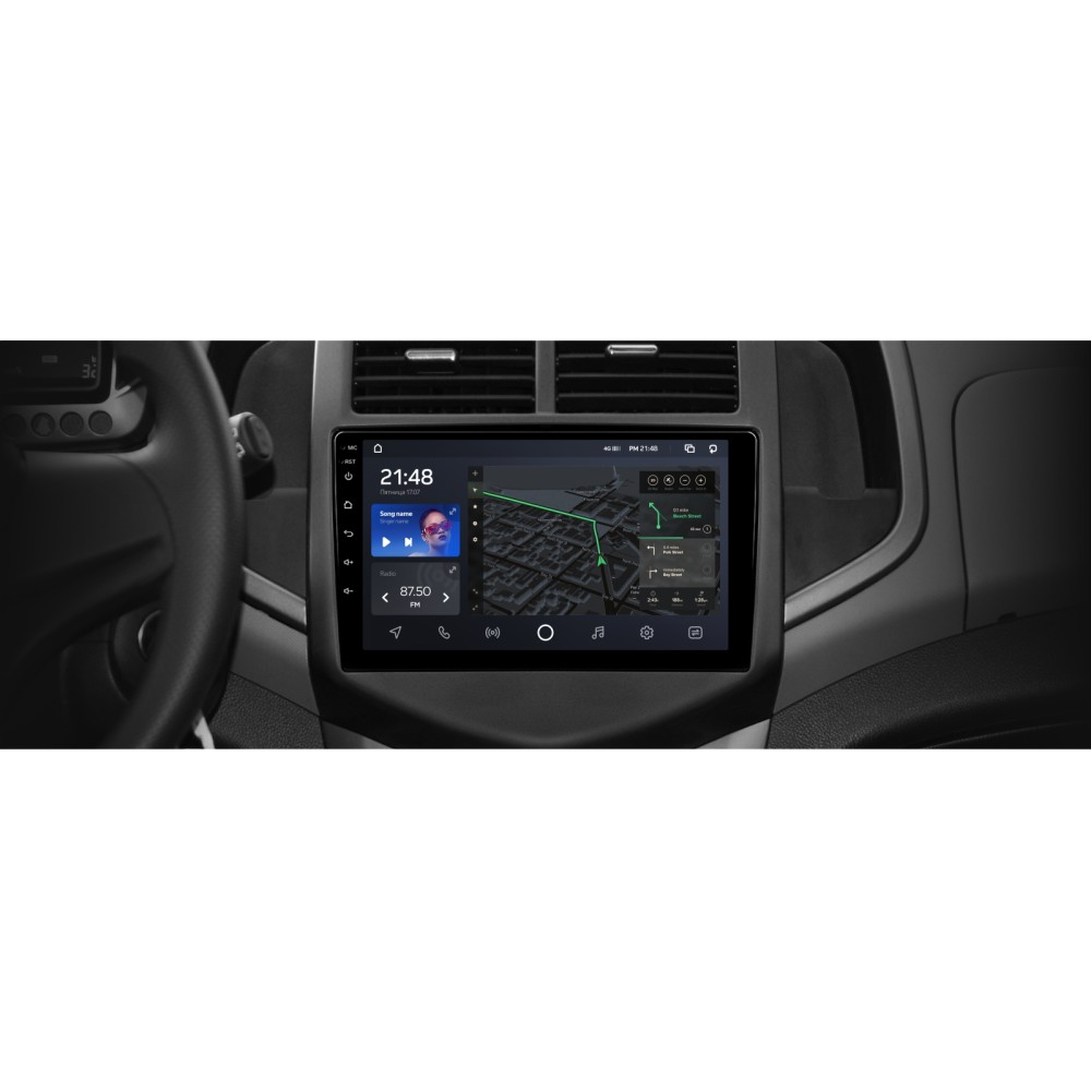 Штатна магнітола AMS T910 6+128 Gb Chevrolet Aveo 2 2011-2015 9"