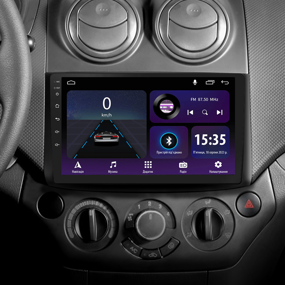 Автомобильная штатная магнитола SIGMA E9232 ANDROID 10 2+32 Gb Chevrolet Aveo T250 2006 - 2012 9" дюймов