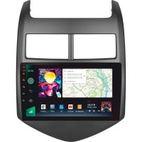 Штатна магнітола SIGMA PRO 98128 ANDROID 12 8+128 Gb 4G DSP Chevrolet Aveo 2 2011-2015 9" 2k