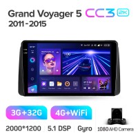 Штатная магнитола Teyes CC3 3+32 Gb Chrysler Grand Voyager 5 2011-2015 9" 2k (L1)