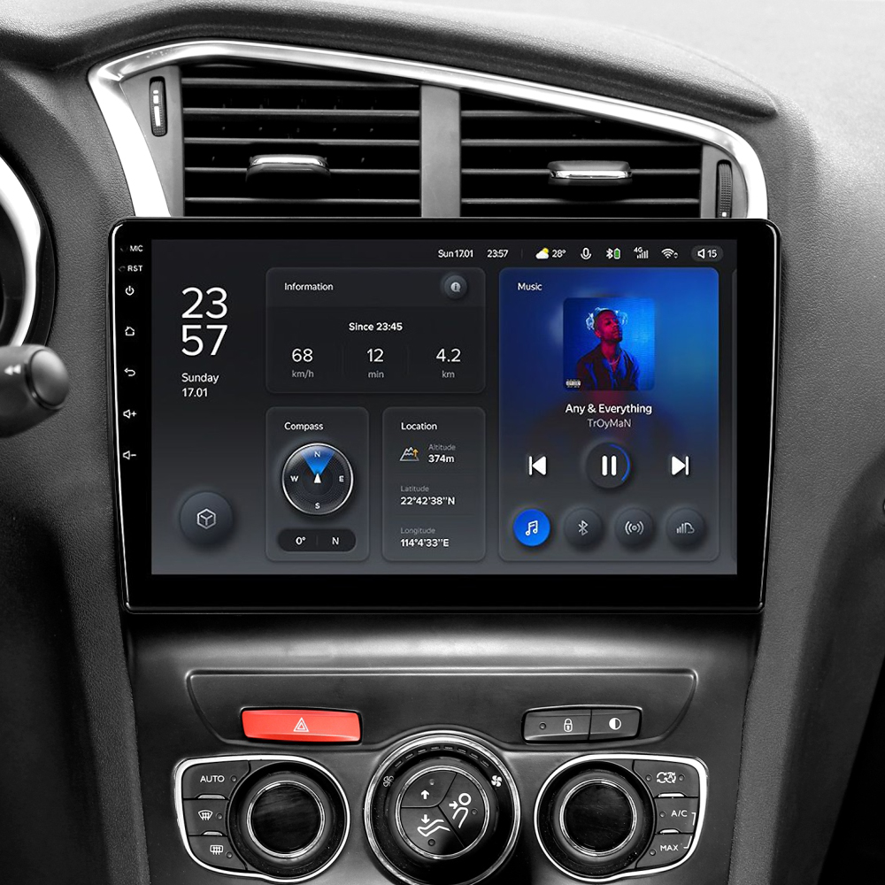 Штатна магнітола Teyes X1 2+32Gb Citroen C4 2 B7 (ZYJ)2013-2016 10"