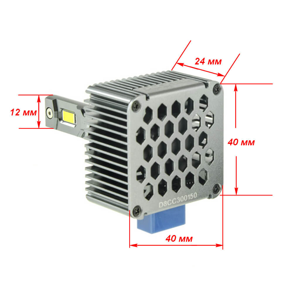 Комплект LED ламп DECKER LED PL-04 6000K D8S под штатный блок розжига