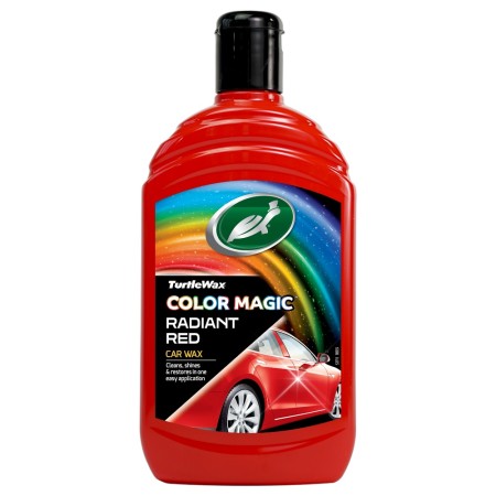 Полироль для кузова с восстановлением цвета Turtle Wax Color Magic Red красная 500 мл