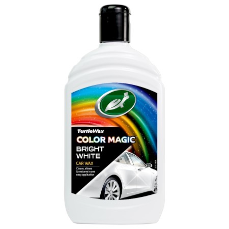 Полироль для кузова с восстановлением цвета Turtle Wax Color Magic White белая 500 мл
