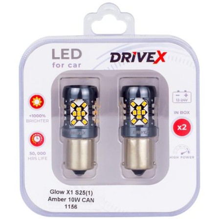Світлодіодні Led лампи Glow X1 S25(1) CAN 1200Lm 1156/P21W BA15S