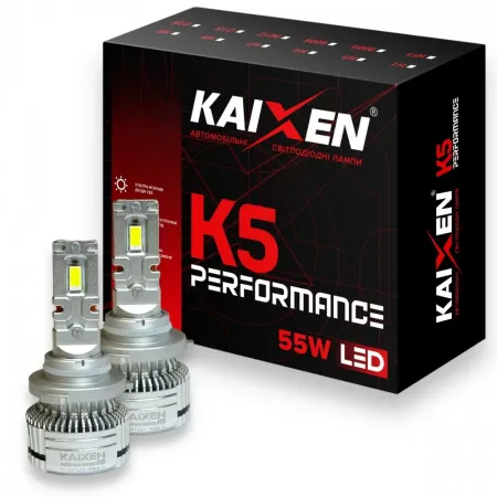 Світлодіодні Led лампи KAIXEN K5 HIR2 (9012) 55W 6000K