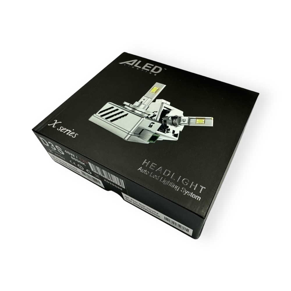 Led лампи Aled D3S 45W 6000K D08 (2 шт.)