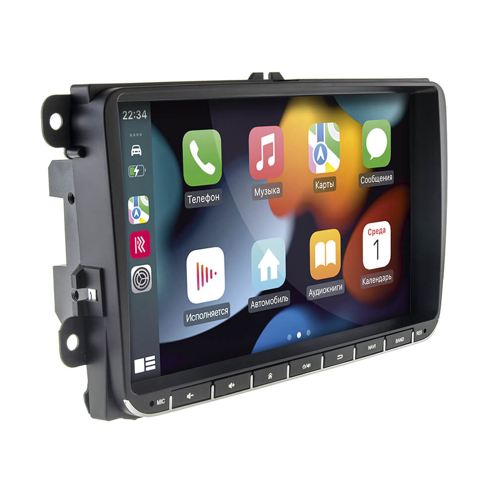 Android автомагнітола для VW SKODA SEAT (4x64 4G) DSP 9"