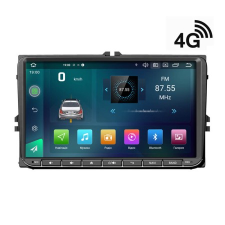 Автомобільна Android магнітола для VAG Group (4x64 DSP 4G) 9 дюймів