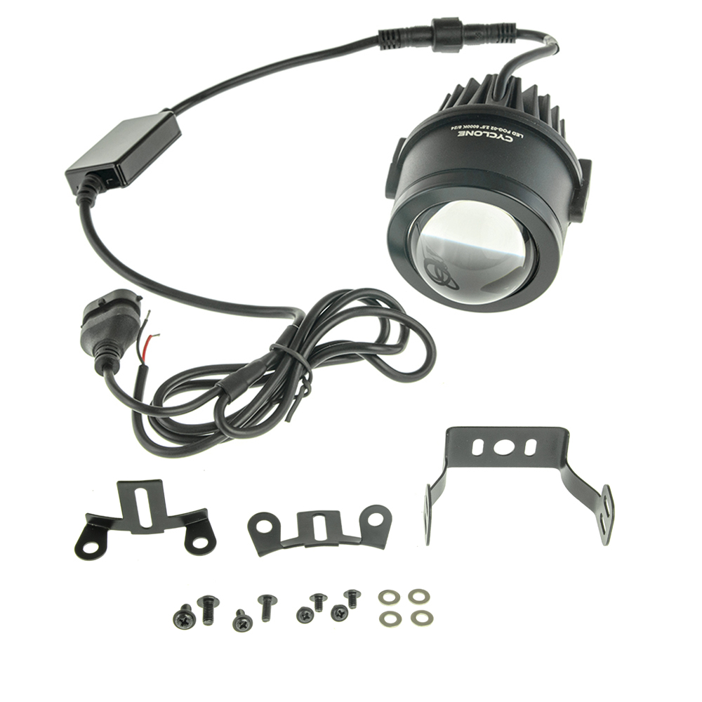 Bi-Led лінзи в ПТФ Cyclone LED BF02 2.5" 6000K