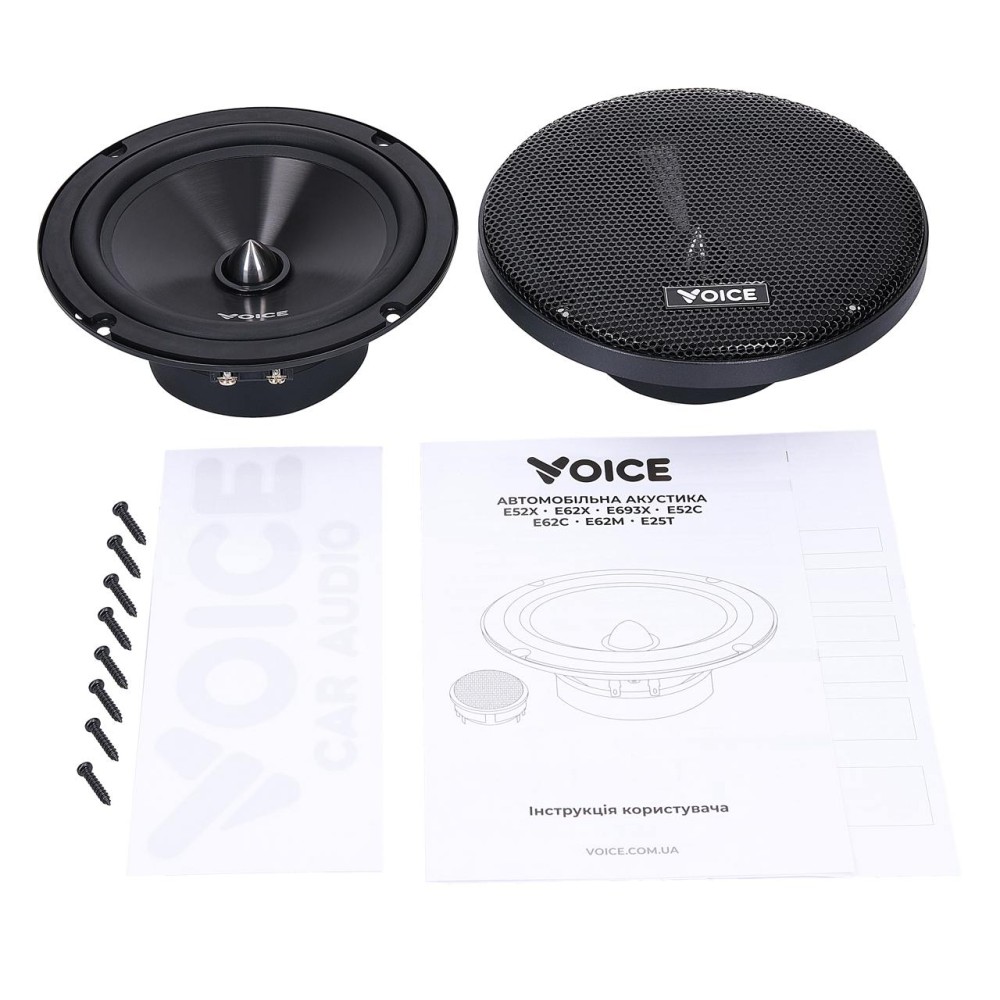 Динаміки мідбас Voice E62M 6-6.5″ (16-17 см) 60W
