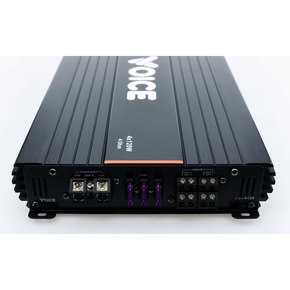 Автомобільний підсилювач звуку Voice PX-4120 на 4 канали