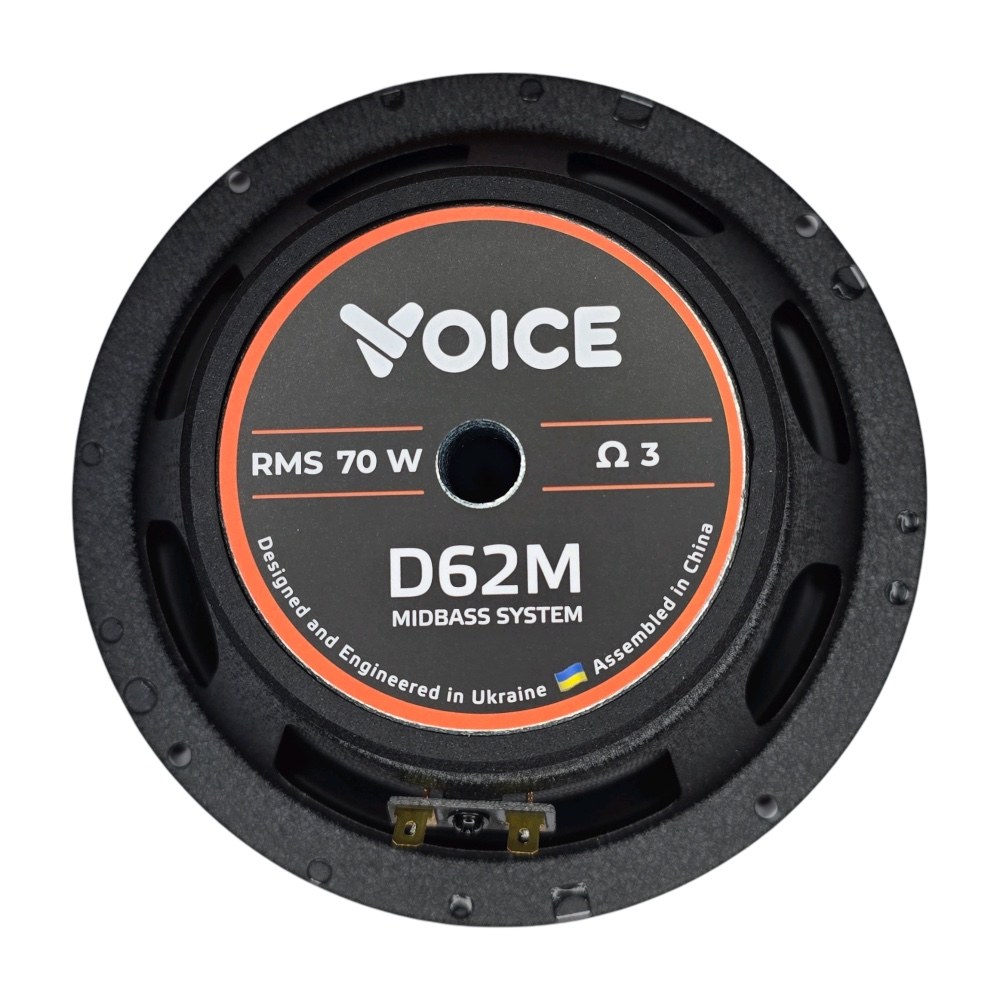 Низькочастотні динаміки мідбас Voice D62M 6-6.5″ (16-17 см) 70W
