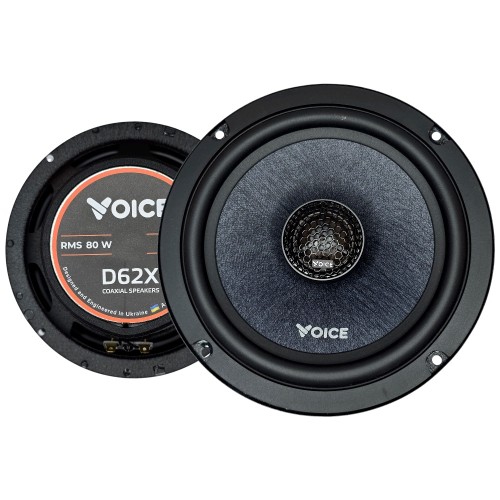 Коаксіальна акустика Voice D62X 6-6.5″ (16-17 см) 80W