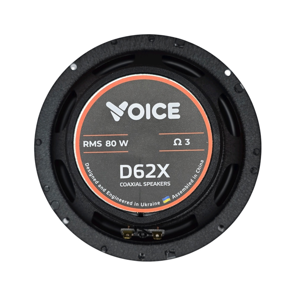 Коаксіальні автомобільні динаміки Voice D62X 6-6.5″ (16-17 см) 80W