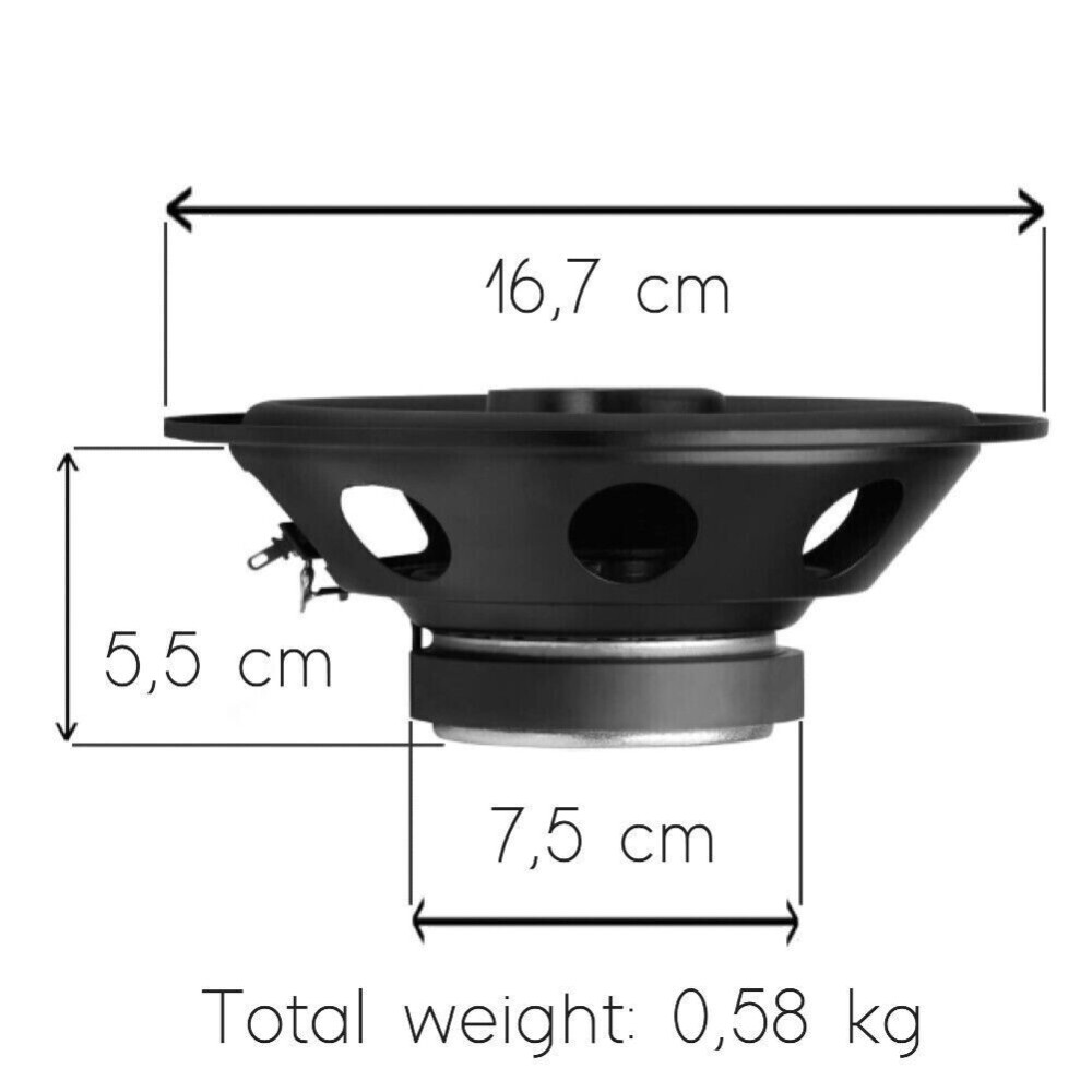 Коаксіальні динаміки JBL STAGE2 634 (6-6.5″ 16-17 см) 40W