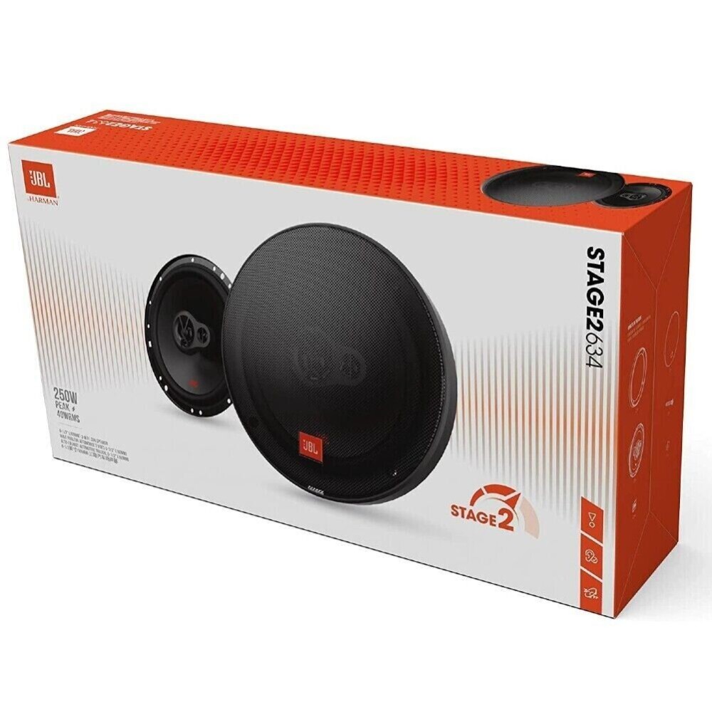 Коаксіальні динаміки JBL STAGE2 634 (6-6.5″ 16-17 см) 40W