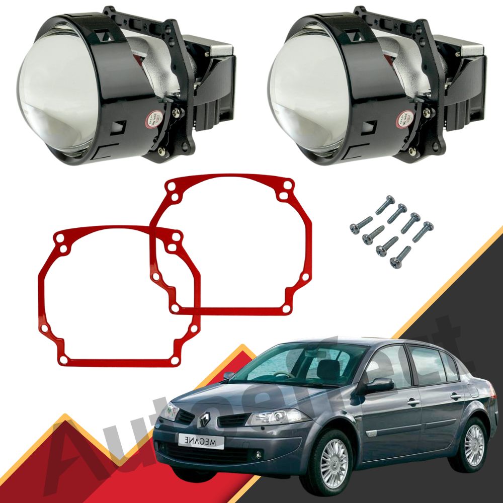 Набор для установки Bi-Led линз Renault Megane 2 галоген