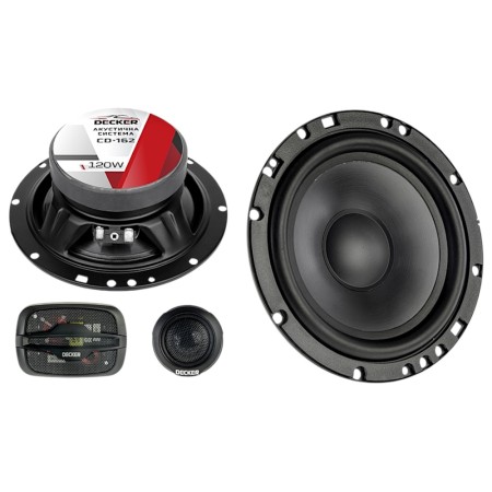 Автомобільна акустична система DECKER CD-162 6.5″