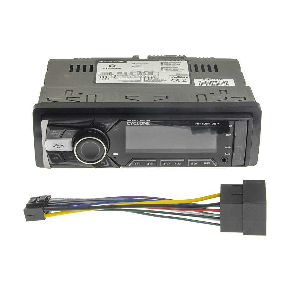 Автомобільна магнітола 1Din Cyclone MP-1097 DSP 4x50W