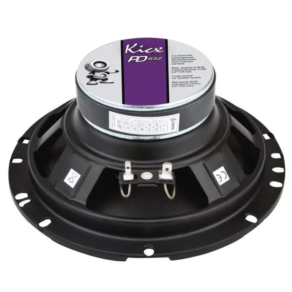 Коаксіальні динаміки Kicx PD 652 (6-6.5″ 16-17 см) 40W