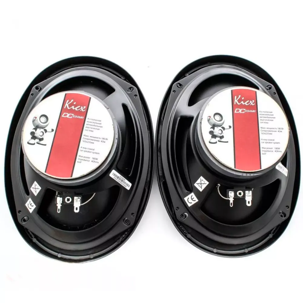 Коаксіальні динаміки овали Kicx DC 694MR (6х9″ 15х23 см) 90W