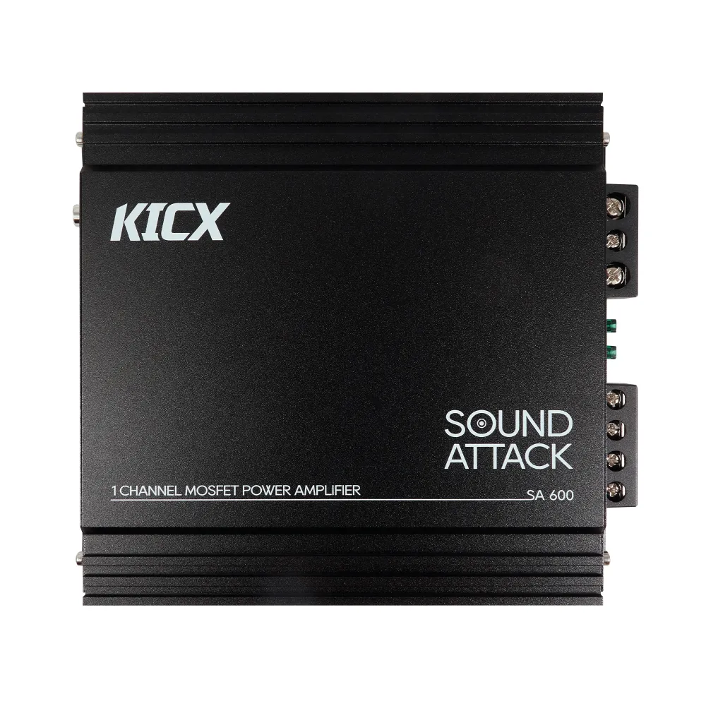 Автомобільний 1-канальний підсилювач звуку Kicx SA600D моноблок