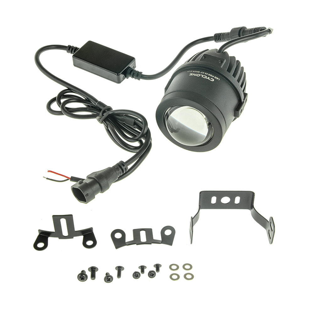 Противотуманные Bi-Led линзы FOG (ПТФ) Cyclone BF03 2″ (комплект)