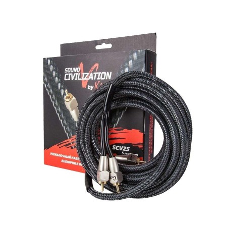 RCA кабель Sound Civilization Kicx SCV25 5м