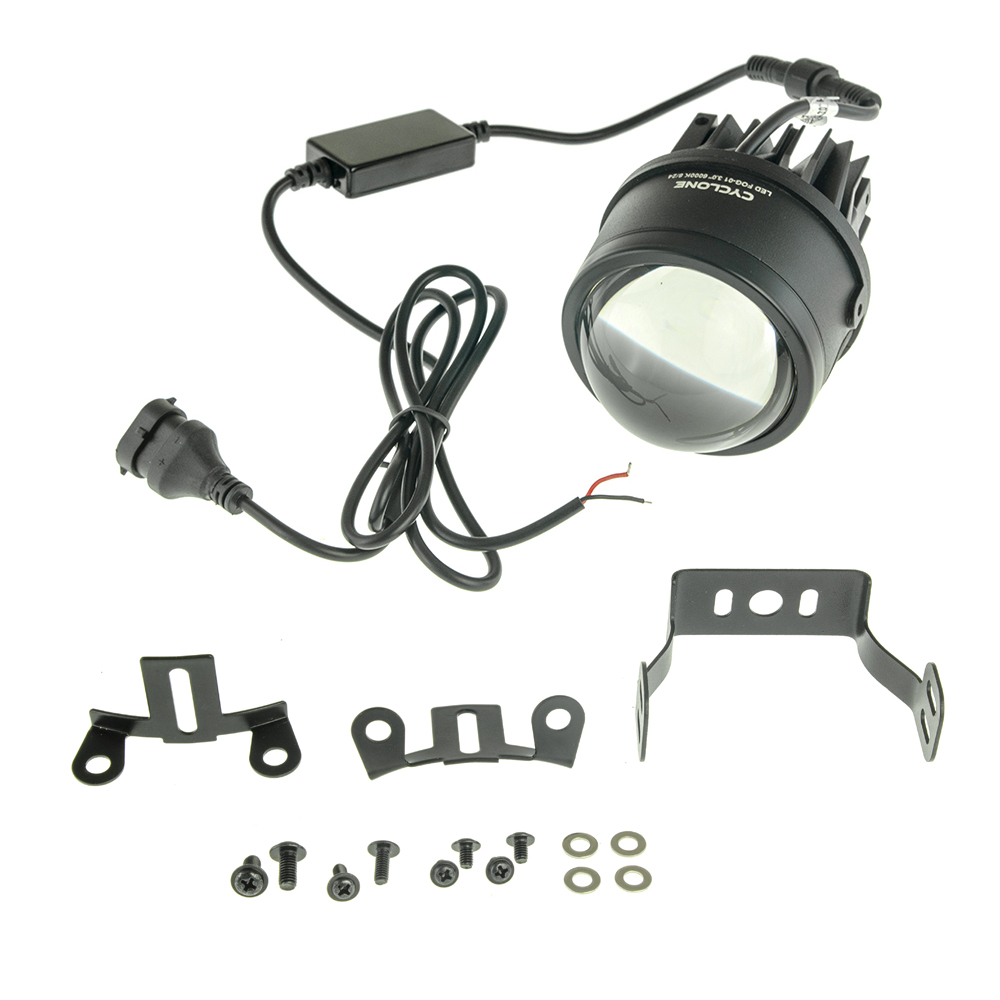 Bi-Led лінзи в ПТФ Cyclone LED BF01 3" 6000K