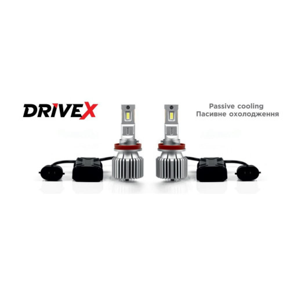 Led лампы Drivex PA-09 H11 21W 9-32V 6000K с пассивным охлаждением