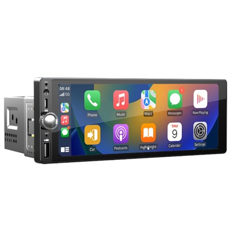 Автомагнитола 1Din Geermax X680 CarPlay/Android Auto