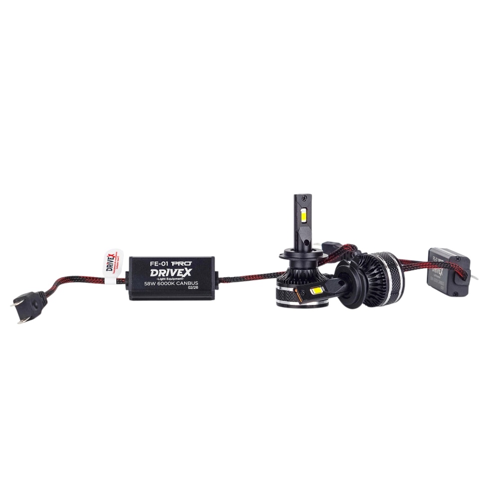LED лампи автомобільні DriveX FE-01 PRO H7 58W CAN 9-32V 6000K